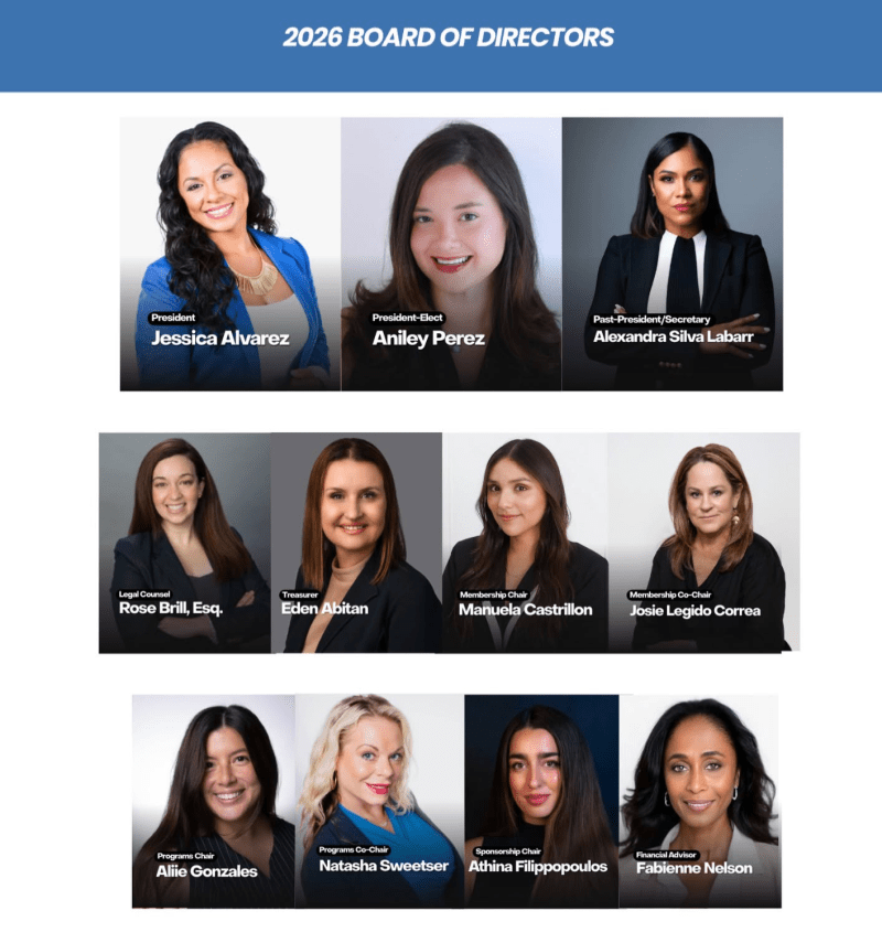 2026 Board of Directors headshots and names.
