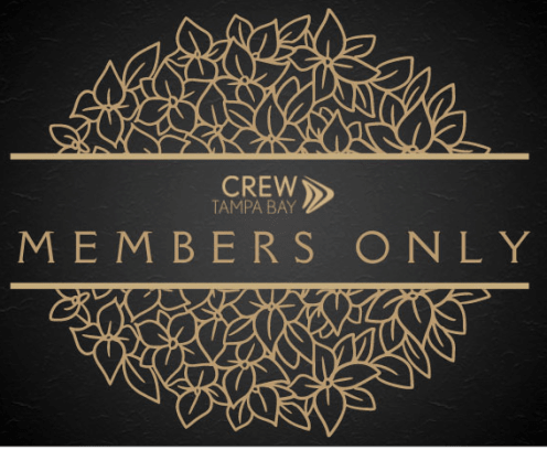 CREW Tampa Bay members only graphic.