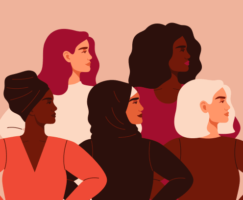 five-women-different-nationalities-power-pose