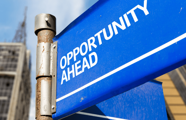 opportunity ahead sign