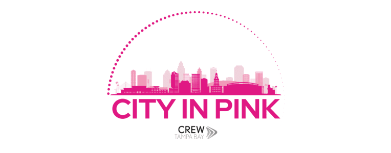 City in Pink graphic.