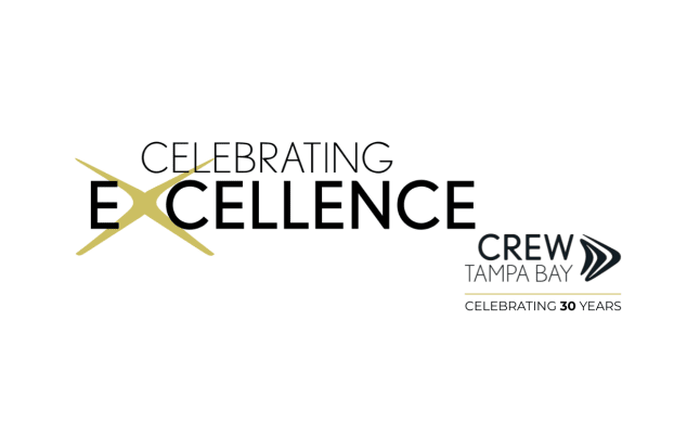 Excellence Awards graphic with chapter anniversary logo