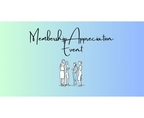 membership Appreciation event graphic.