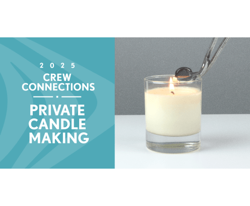 Private Candle Making graphic.