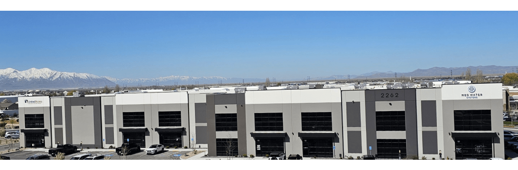 Exterior industrial office building