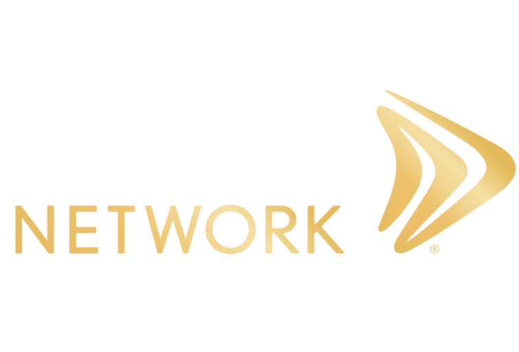 White and Gold CREW Network Logo
