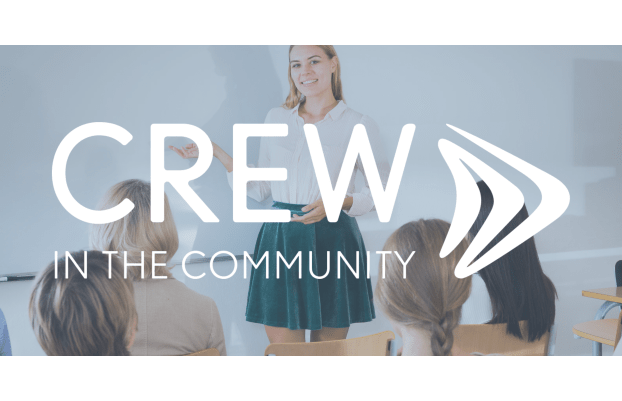 crew in the community graphic