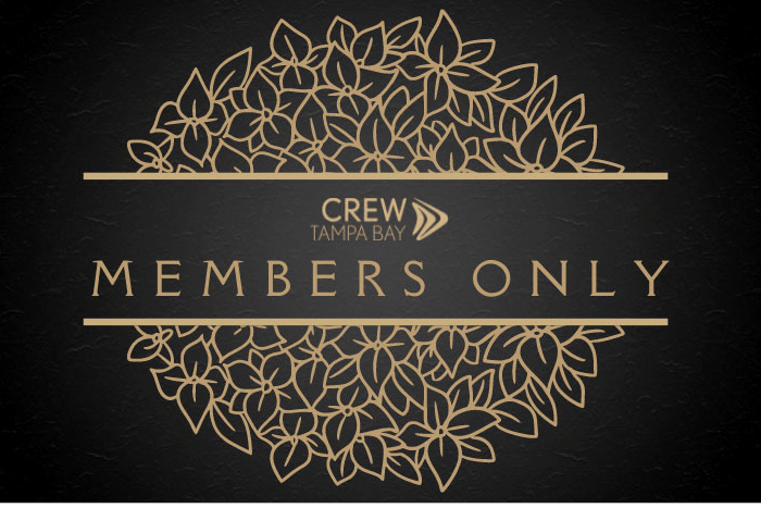 CREW Tampa Bay members only graphic.