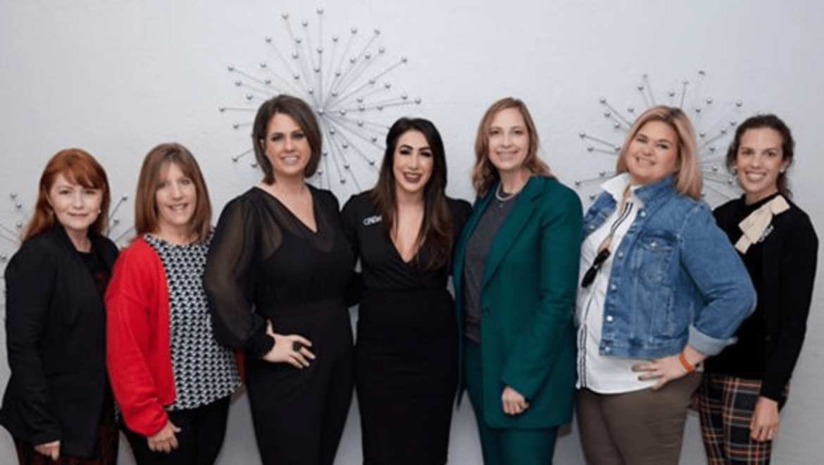 CREW Tucson Board of Directors seven women posing