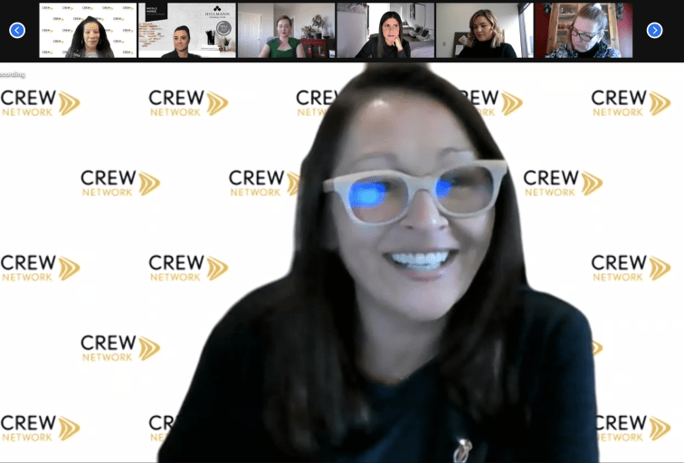 CREW Network Zoom meeting screen