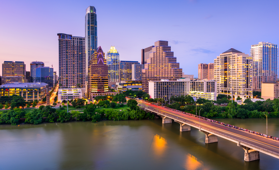 Austin, Texas skyline daytime