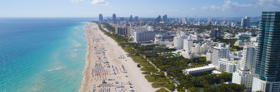 Miami, Florida beach