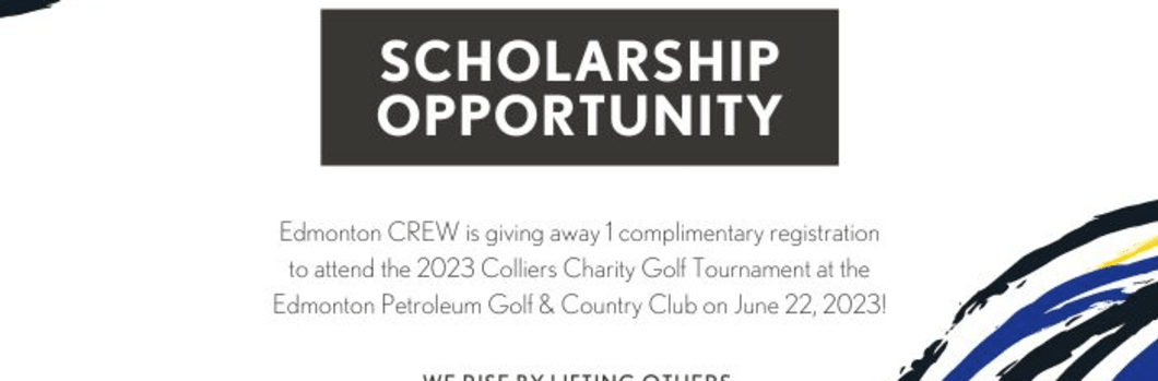 2023 Colliers Charity Golf Tournament Scholarship Opportunity Edmonton Crew