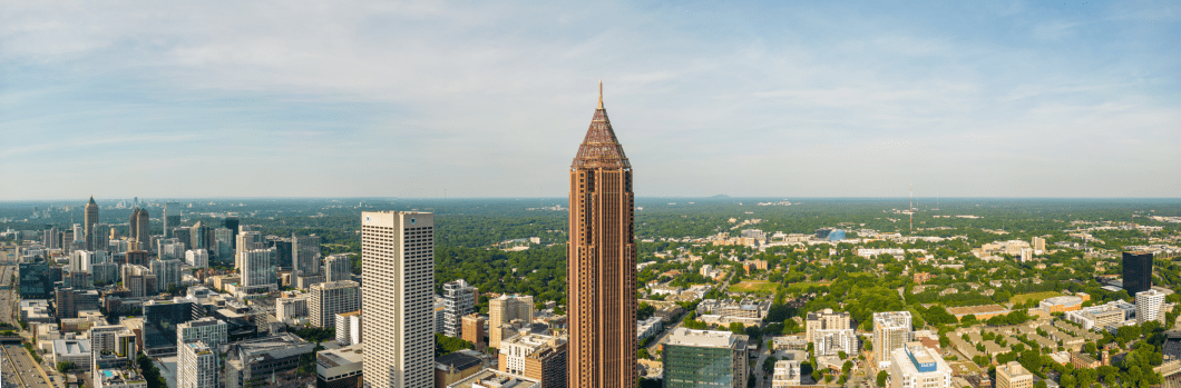 Bank of America Plaza aerial drone photo Atlanta GA