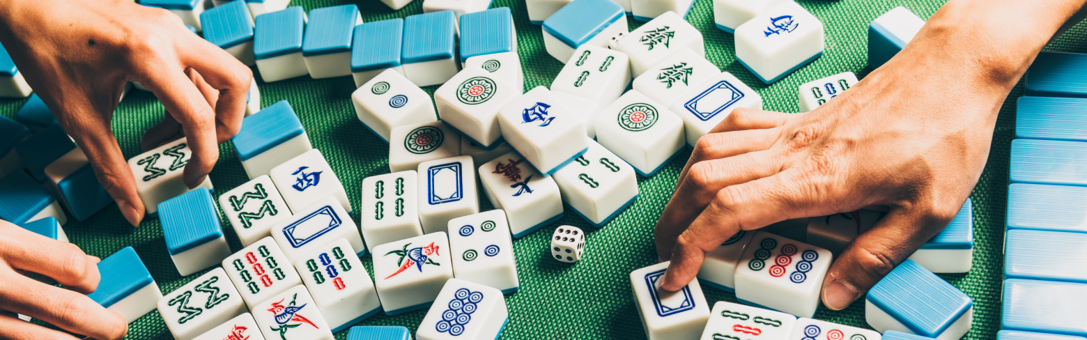 people playing mahjong game