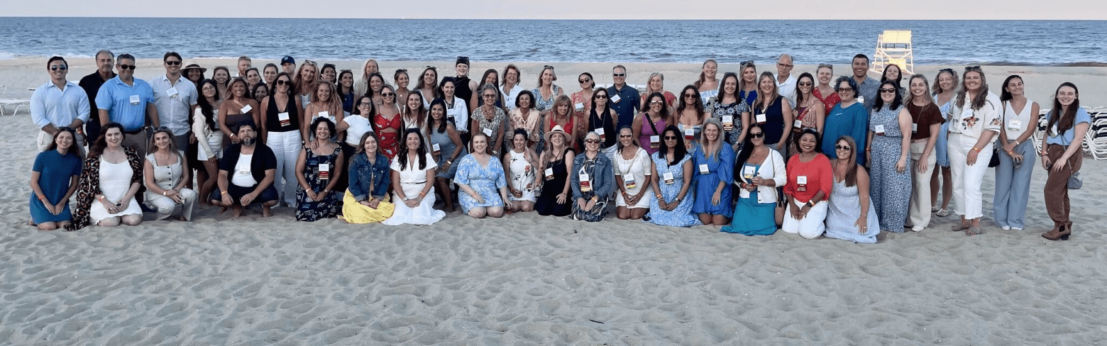 CREW NJ 2025 Beach Party Group Shot