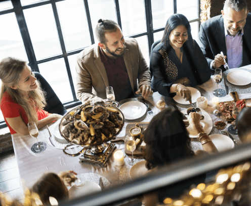 Restaurant Chilling Out Classy Lifestyle Reserved Concept