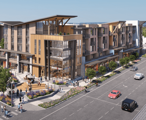 building on a corner lot