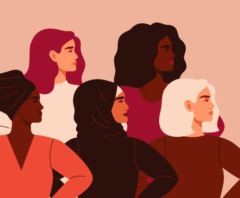 five-women-different-nationalities-power-pose