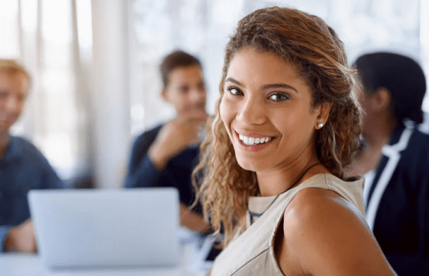 Woman Smiling