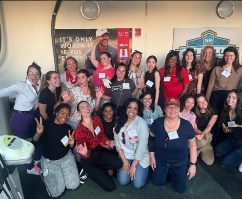 Group picture of women at a golf outing