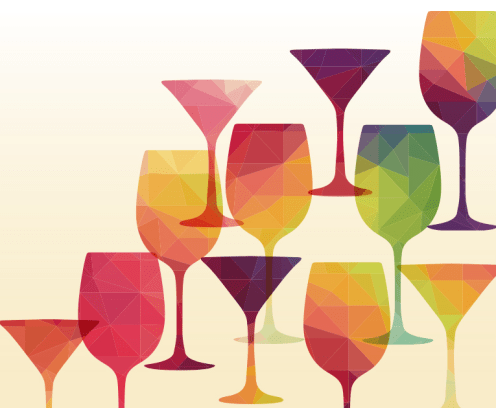 Happy Hour Wine Cocktail Glasses