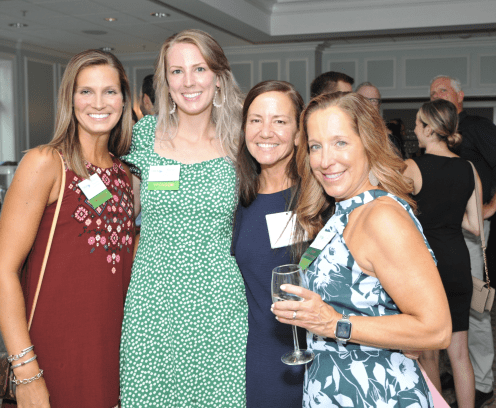 Four women at the nothing but networking event.