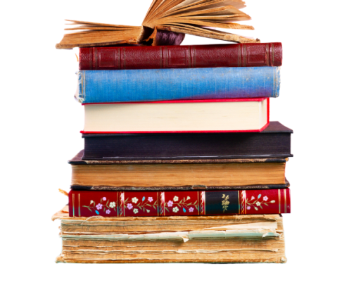 stack of books