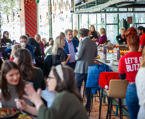 annual holiday brunch