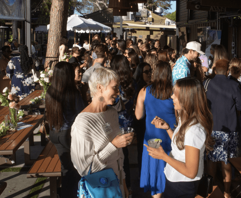 CREW-LA women networking at Summer Social
