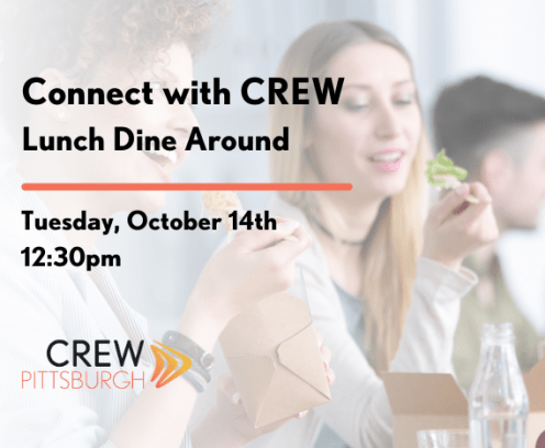 Connect with CREW graphic.