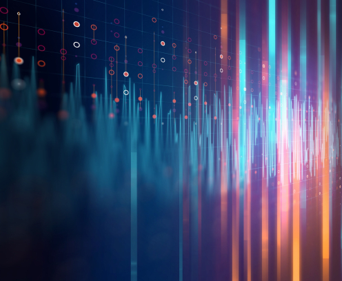 dot graph with vertical lines