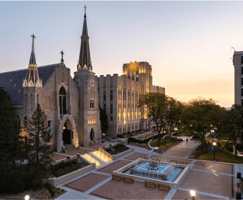 St. John's and Creighton Hall in Omaha