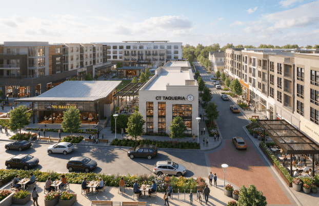 Exterior rendering of the Medley