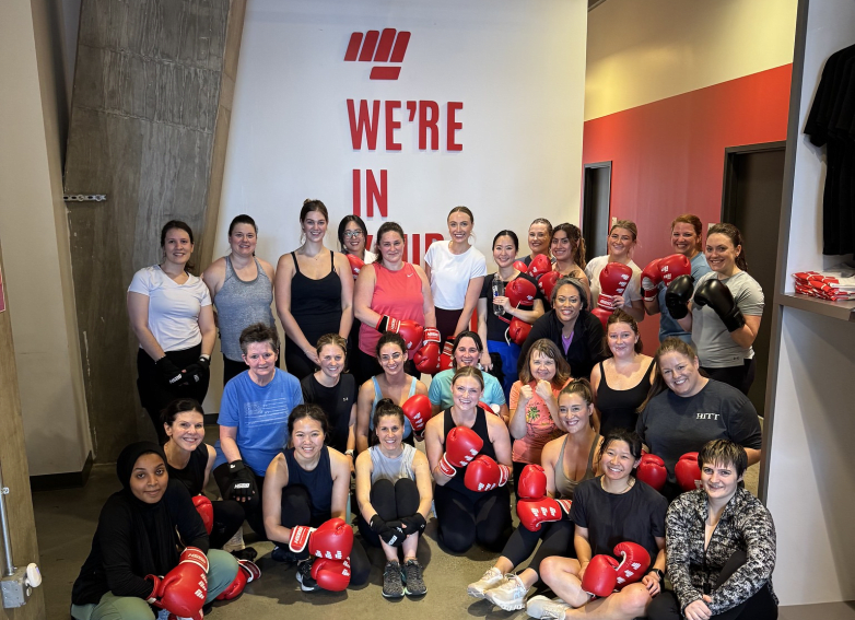 boxing class of women