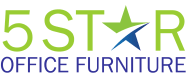 5 star office furniture logo