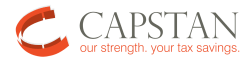 capstan logo tagline our strength your tax savings