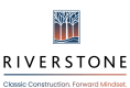 riverstone logo with tagline classic construction forward mindset