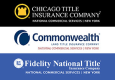Chicago and Commmonwealth and Fidelity National Title stacked logo