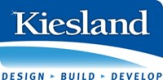 kiesland logo with tagline design build develop