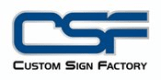 custom sign factory logo