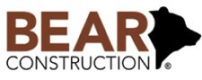 bear construction logo