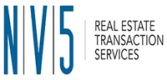 nv5 with tagline real estate transaction services