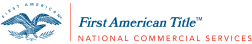 First American Title National Commercial Services logo