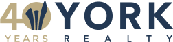 York Realty 40 Years logo
