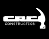 C R C Construction black and white logo