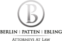 Berlin Patten Ebling Attorneys at Law logo.