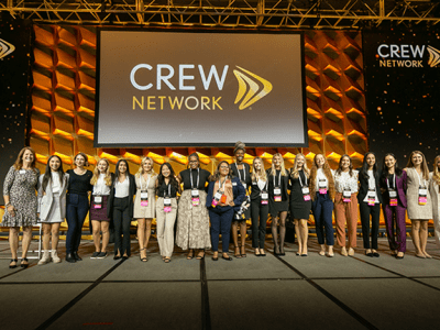 CREW Network Foundation event group photo