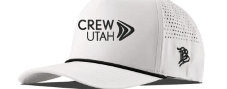 CREW Utah white hate with black rope