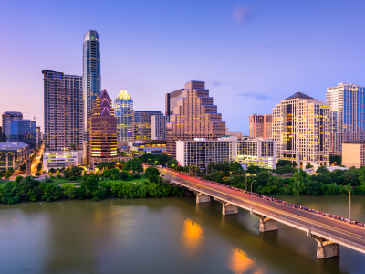 Austin, Texas skyline daytime